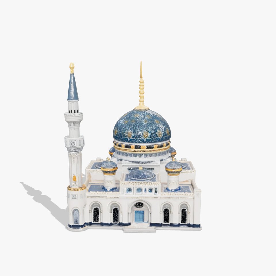 Ornate Mosque Architectural Model Pack